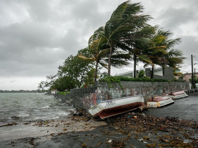 The fishing village of Mahebourg, Mauritius, is among the places in the path of cyclone Freddy. Laura Morosoli/AFP via Getty Images