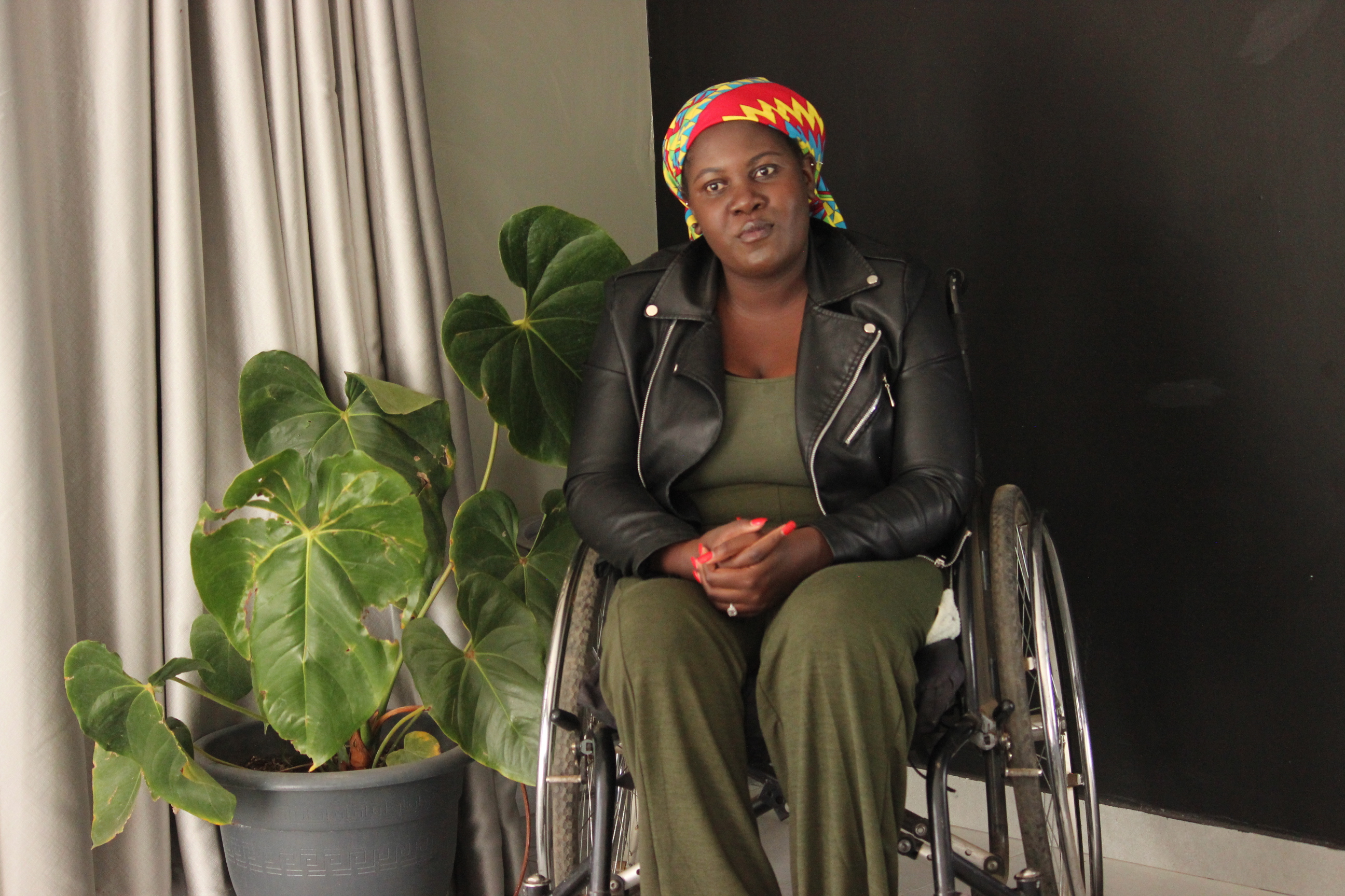 Tariro Guture, a gender and disability rights activist (Pic by Lovejoy Mutongwiza)